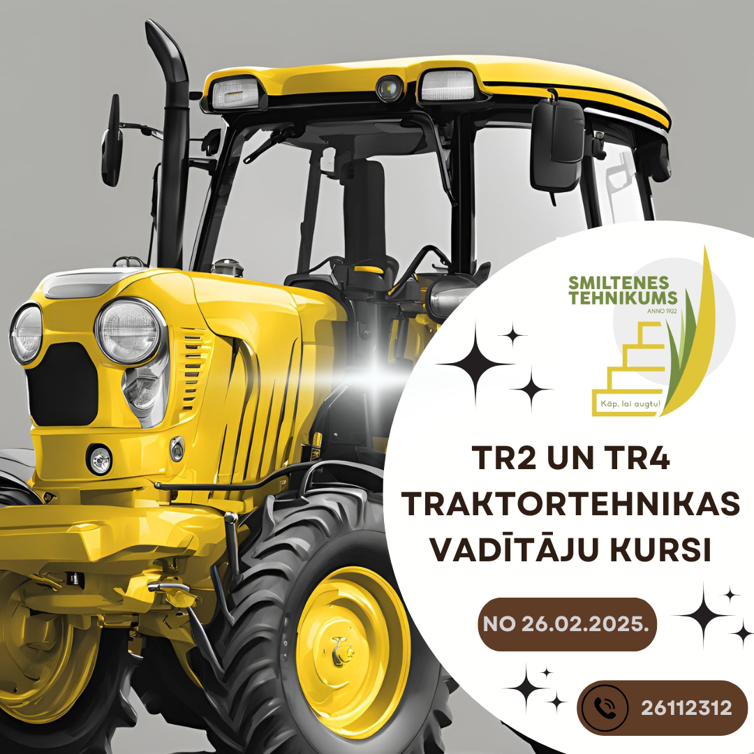 TR2 un TR4 kategorijas vadītāju apmācības