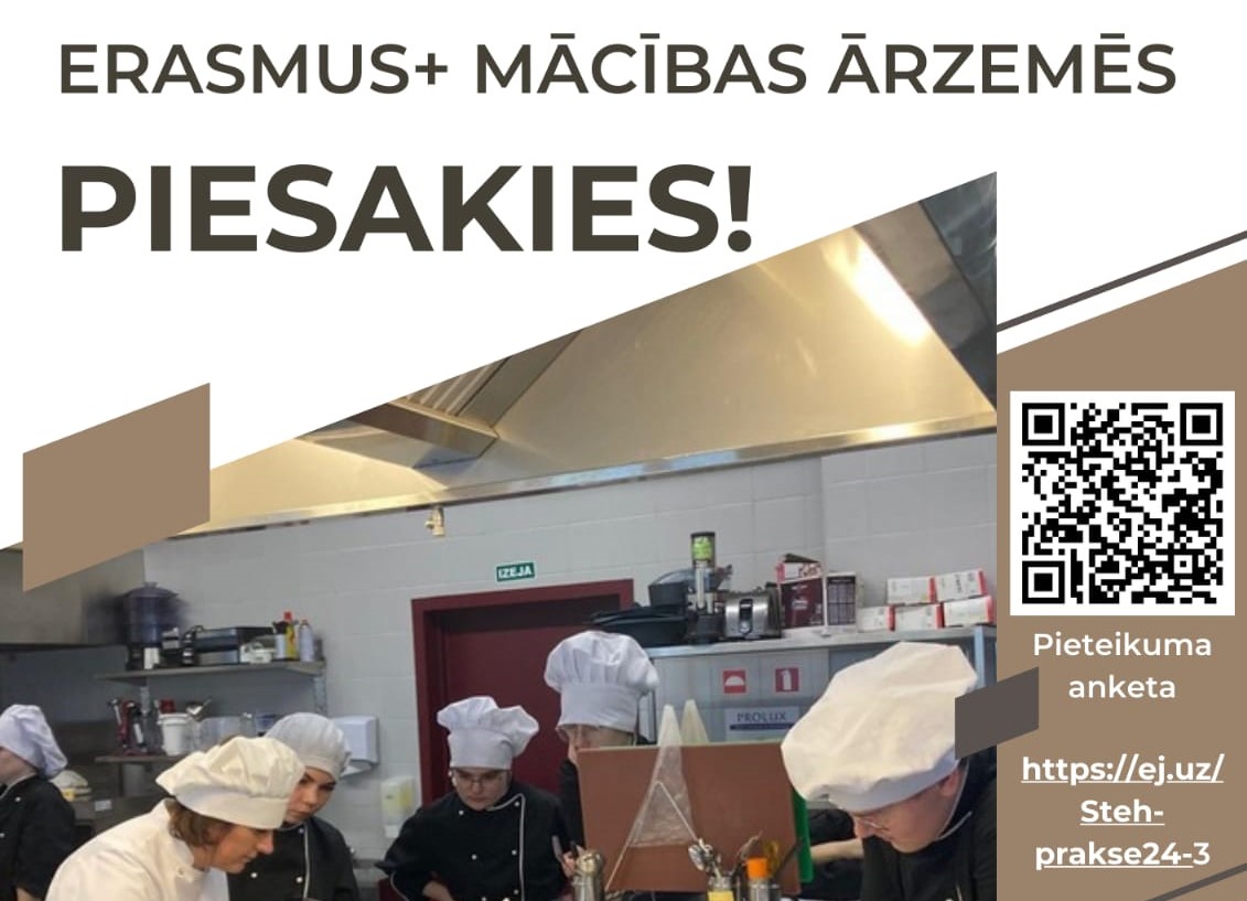 Piesakies "Erasmus+" Praksei