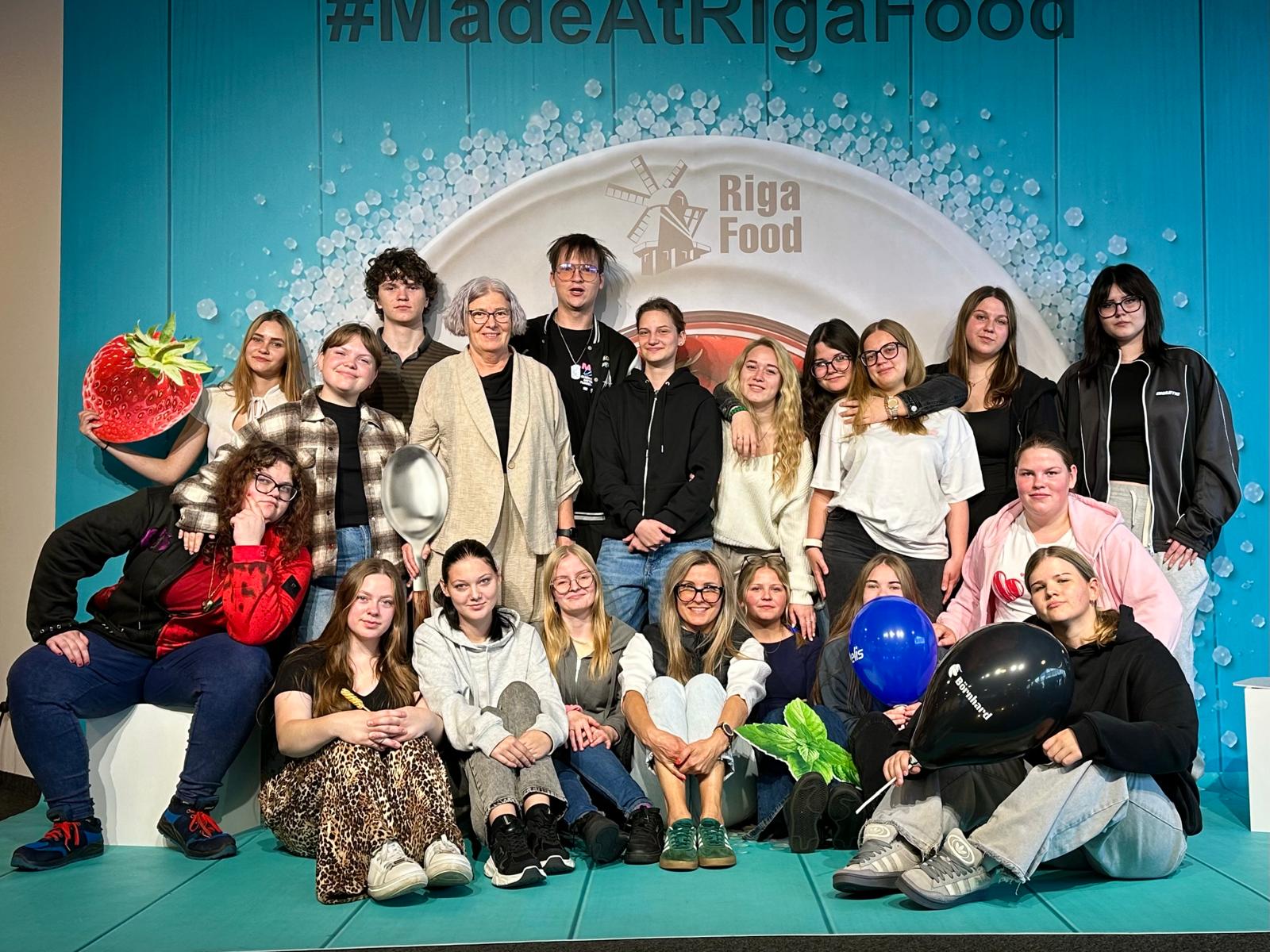 Audzēkņi izstādē “Riga Food 2026”